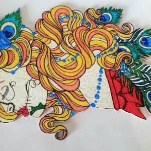 Sleeping Beauty / Handmade Wooden Jigsaw for Puzzle Collectors