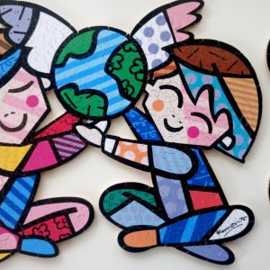 Happy Childrens Hand Cut Wooden Jigsaw PUzzle For Adults / Colorfull Brain Teaser Jigsaw Puzzle / Mrgogo Puzzles