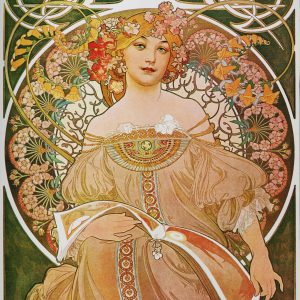 Art Nouveau WOODEN JIGSAW PUZZLE  For Adults Reverie Day Dream, Alphonse Mucha Puzzle / Handcrafted Wooden Puzzles