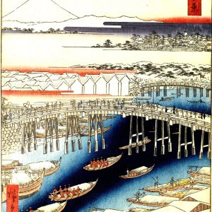 100 famous views of EDO / Handcrafted Wooden Puzzles