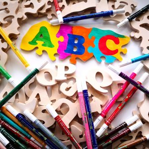 Alphabet Puzzle For Colouring /  Wooden Letters / Alphabet Blocks /  Preschool Puzzle For Kids