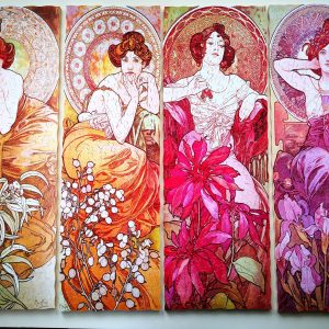 The Precious Stones Handcrafted Wooden Jigsaw Puzzles For Adults / Custom Handmade Wooden Puzzles