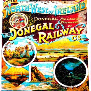 Donegal Railway / Handmade Wooden Jigsaw Puzzle For Adults / Hand Cut Brain Teaser Jigsaw Puzzles