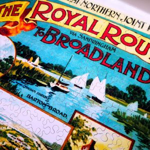 The Royal Route to Broadland, Wooden Jigsaw Puzzle for Adults, Custom Wooden Hand Cut Jigsaw Puzzle, Mrgogo Luxury Puzzle