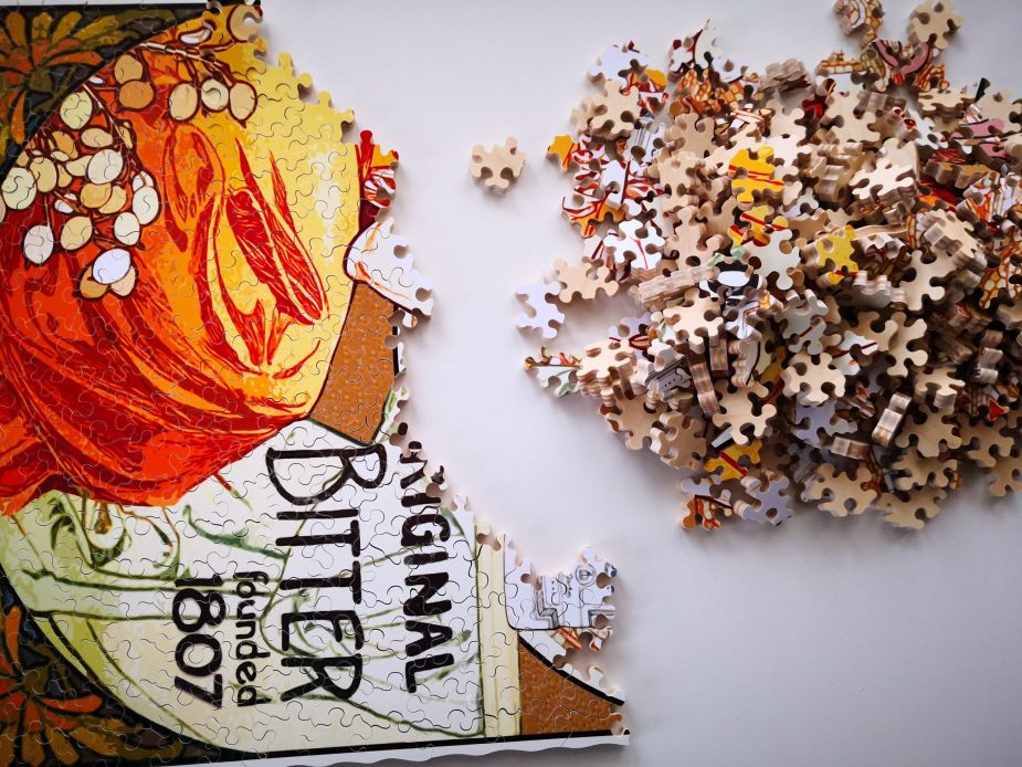 Alphonse Mucha Poster / Handmade Wooden Jigsaw Puzzle For Adults ...