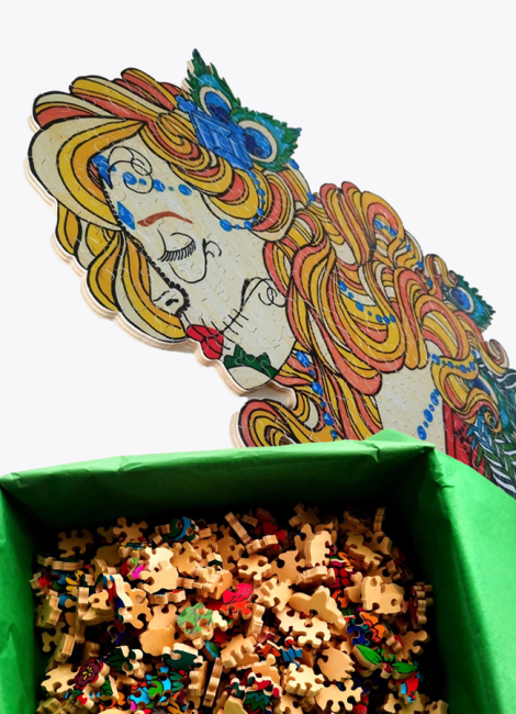 sleeping beauty wooden jigsaw puzzle